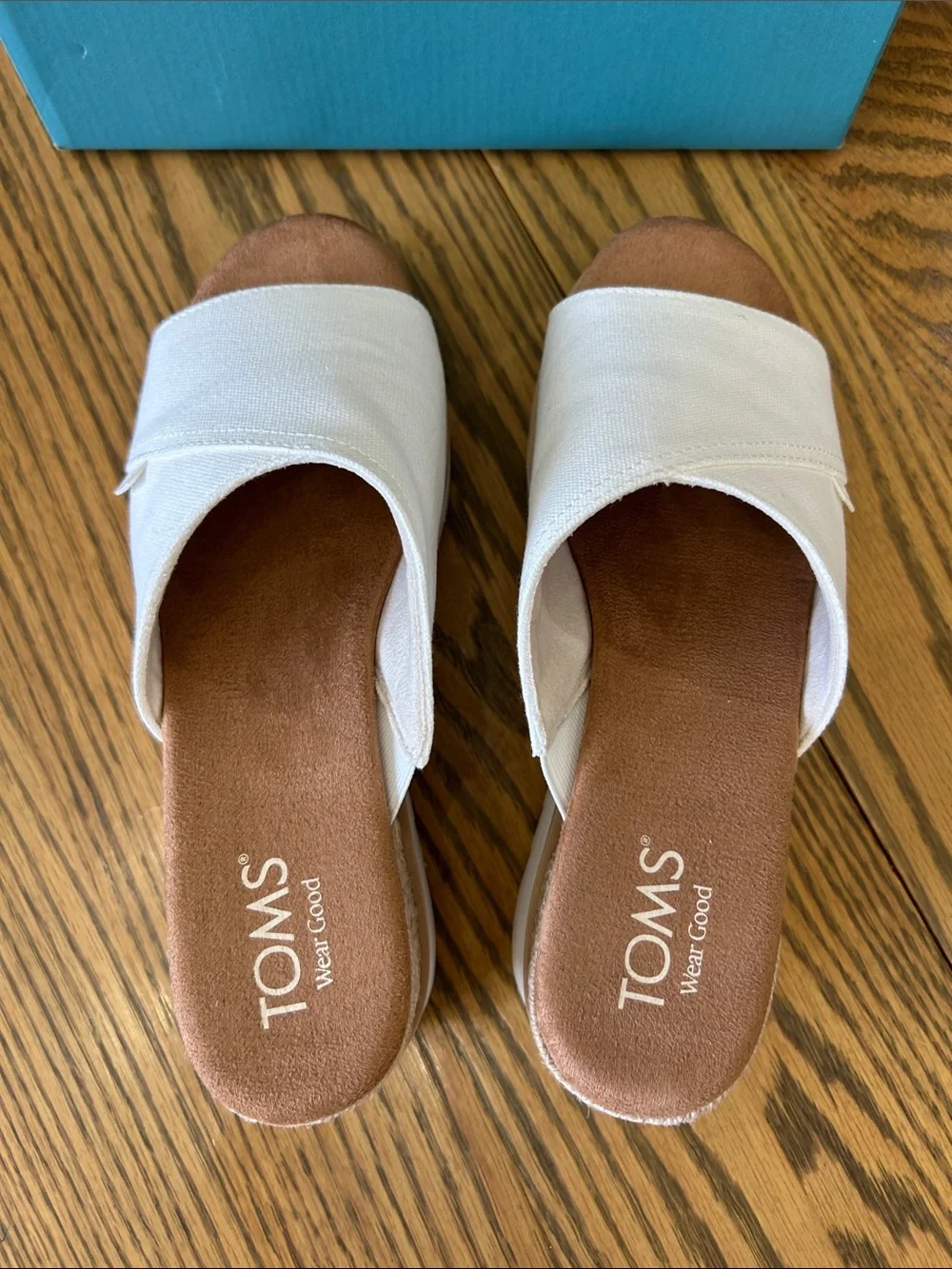 Toms slip into
